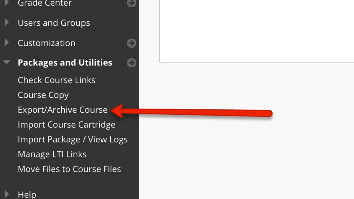 What are the step-by-step instructions to archive a Blackboard course? – how to archive last year's classes in Blackboard