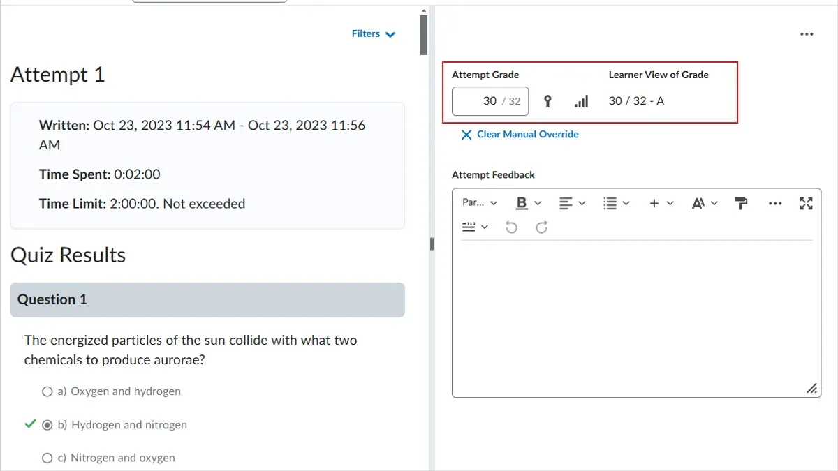 How to grade a quiz in Brightspace – how to build a quiz in Brightspace