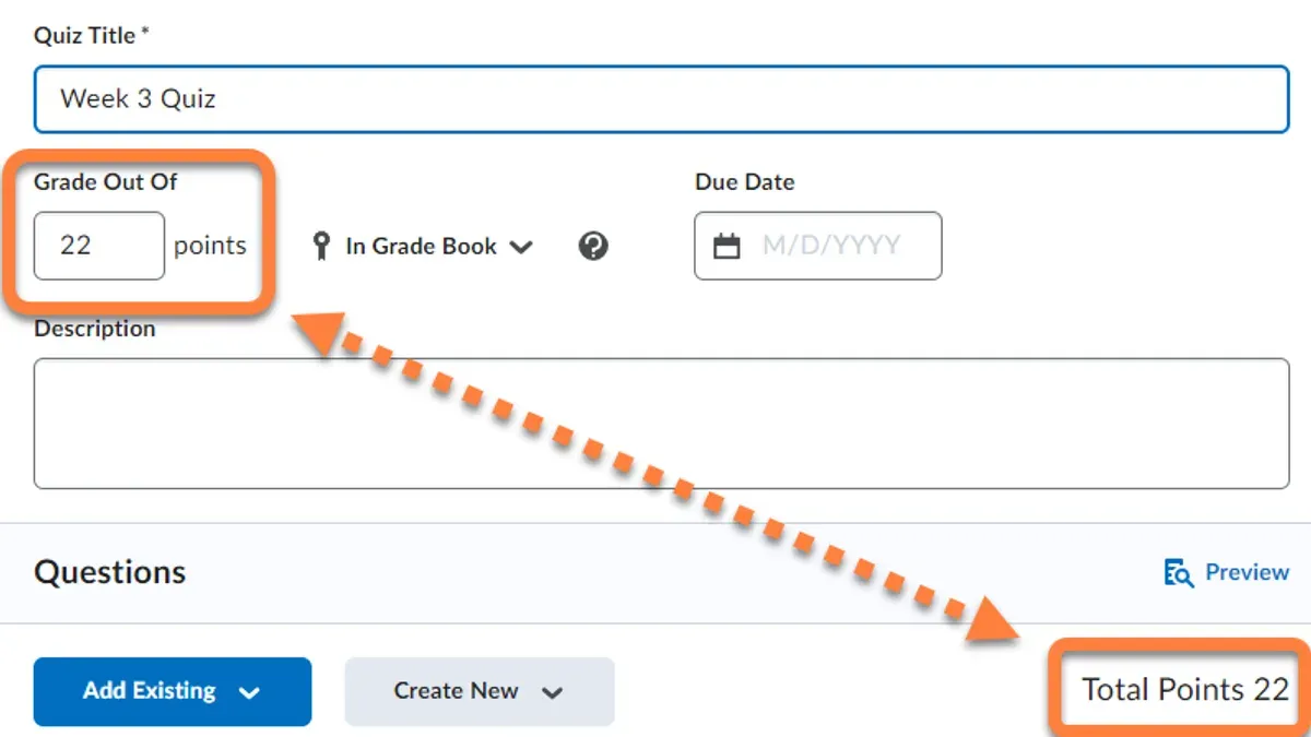 How to use Brightspace as a student – how to build a quiz in Brightspace