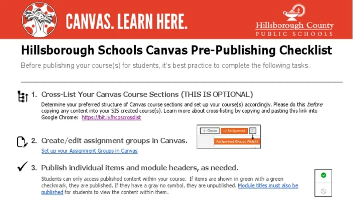 What practical checklist will keep your Canvas course compliant and effective? – Canvas course structure checklist for specia