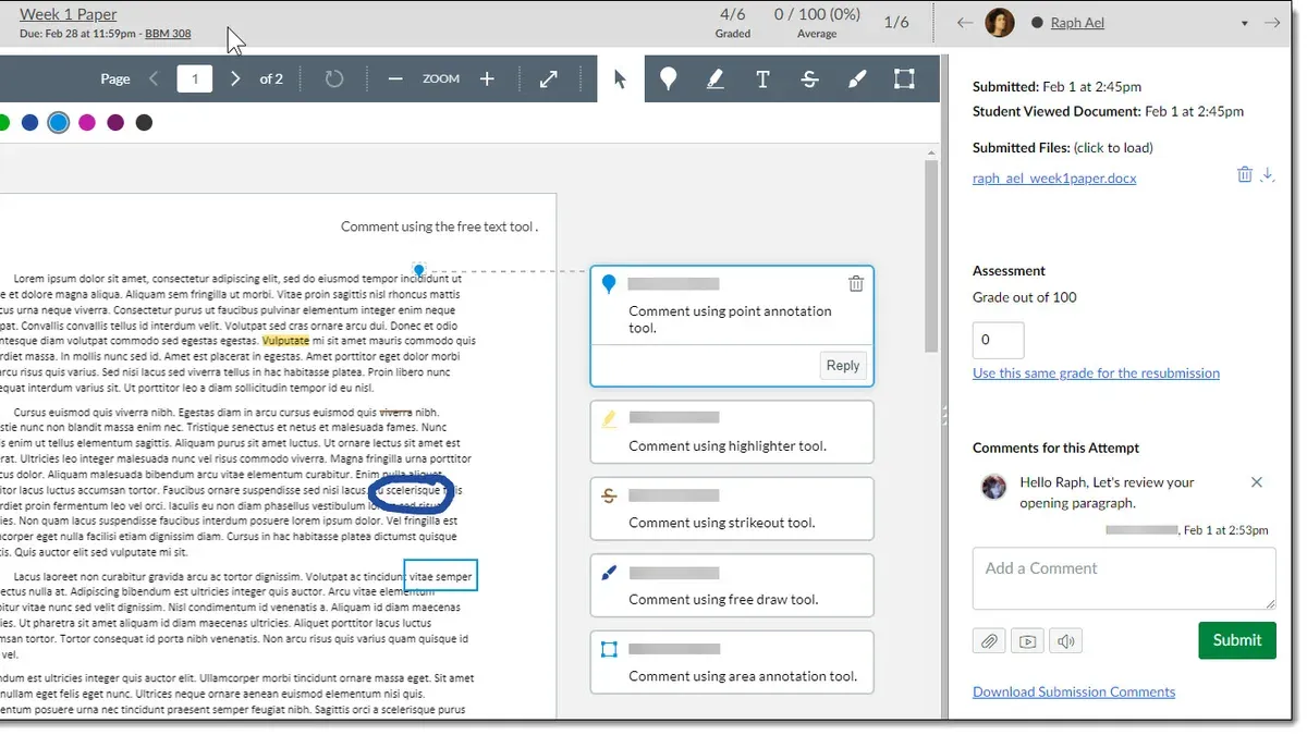 How Can You Tailor Feedback Comments to Private School Standards? – Canvas feedback comments checklist for private schools