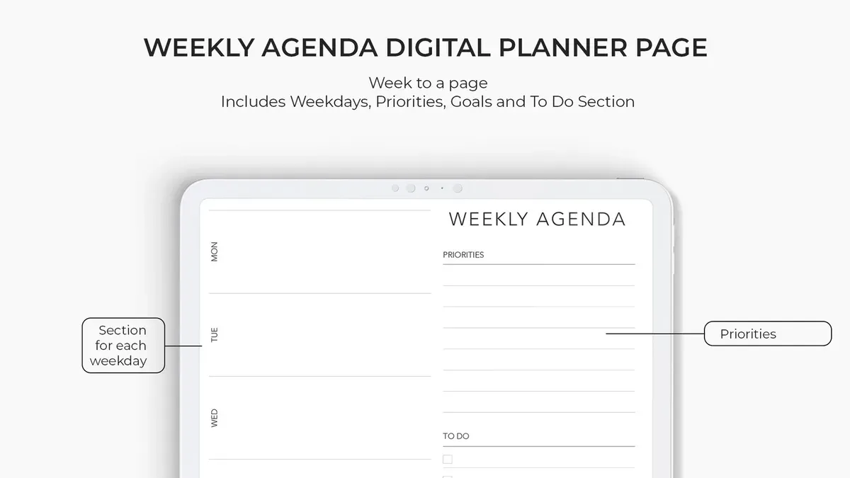How can you enhance your weekly agenda page for better student interaction? – how to create a weekly agenda page in Brightspa