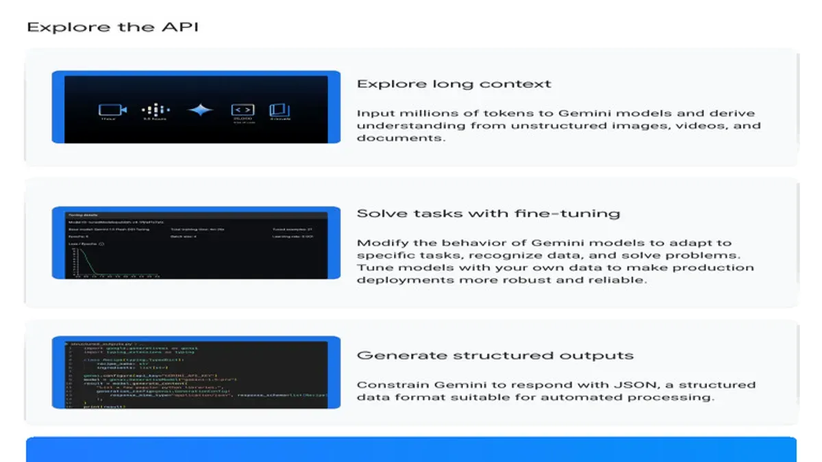 Google Gemini for developers: API and documentation overview – Google Gemini implementation timeline
