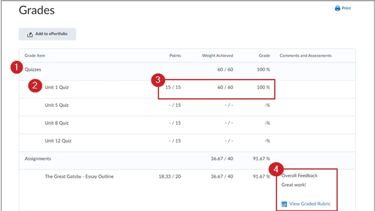 How to grade assignments in Brightspace – how to grade student work in Brightspace