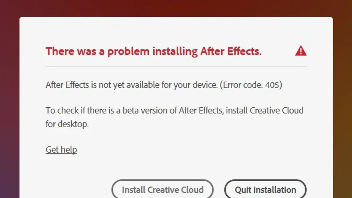 Troubleshooting Common Installation Issues on Mac – how to install After Effects on Mac