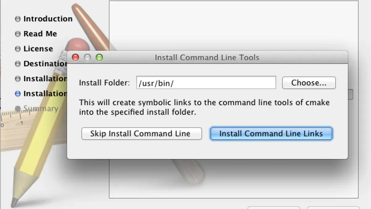 How to install CMake on Mac by downloading the official installer – how to install CMake on Mac