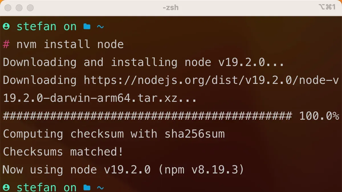 How to install Node.js on Mac using NVM for multiple versions – how to install Node.js with nvm on Mac