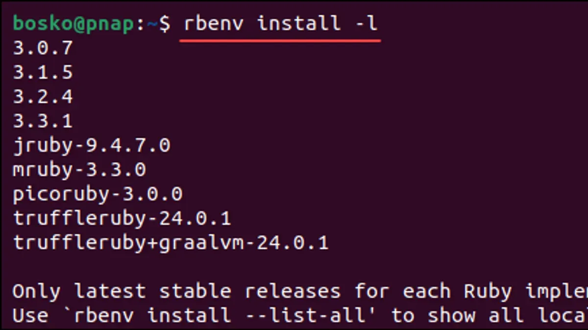 How to install Ruby versions and set a global default with rbenv – how to install Ruby with rbenv on Mac