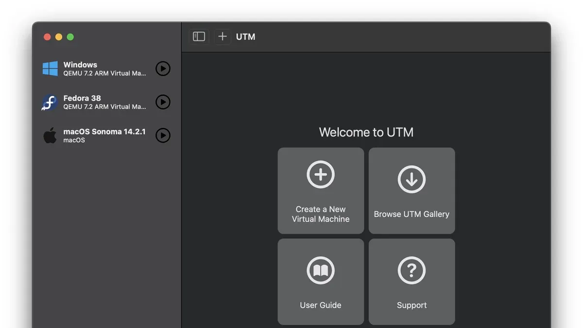 How to run and manage virtual machines in UTM on Mac – how to install UTM on Mac