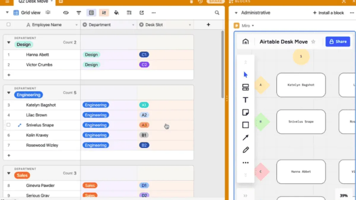 Tips and Tricks for Maximizing Your Miro Board’s Potential – moving from Airtable to Miro checklist