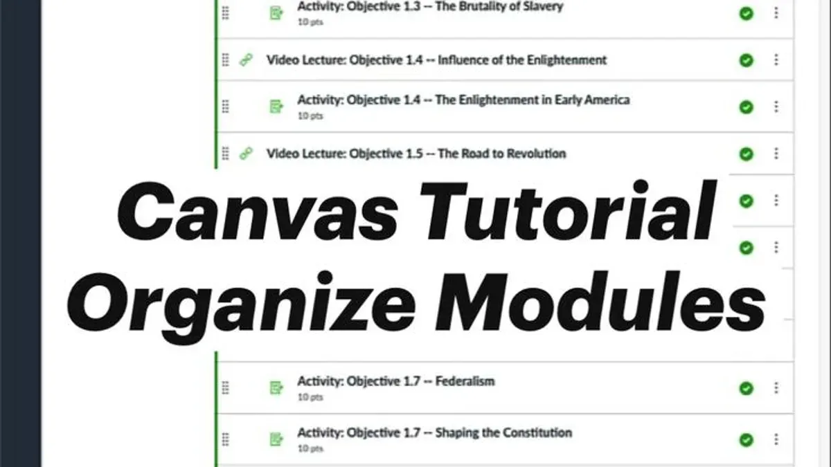 How should you organize modules within units for clarity and accessibility? – how to organize units and modules in Brightspac