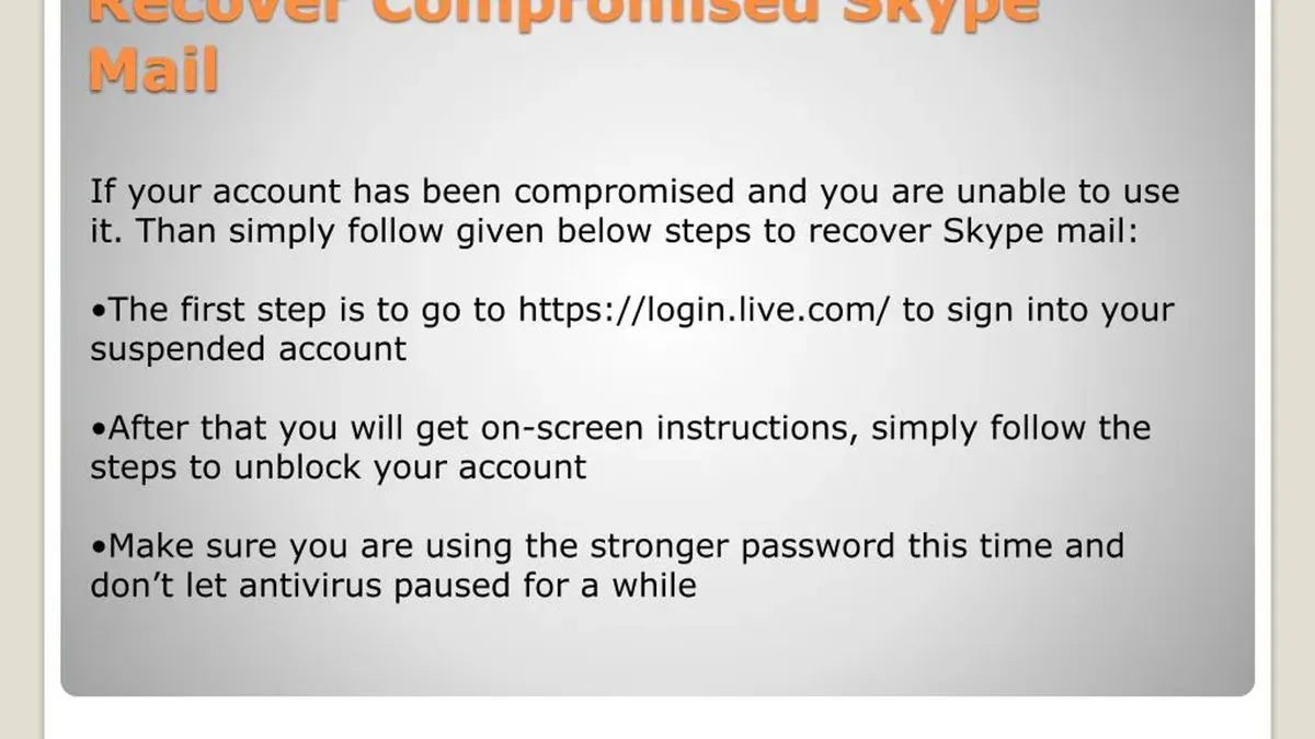 How to recover a Skype account hacked or compromised – Skype account hacked