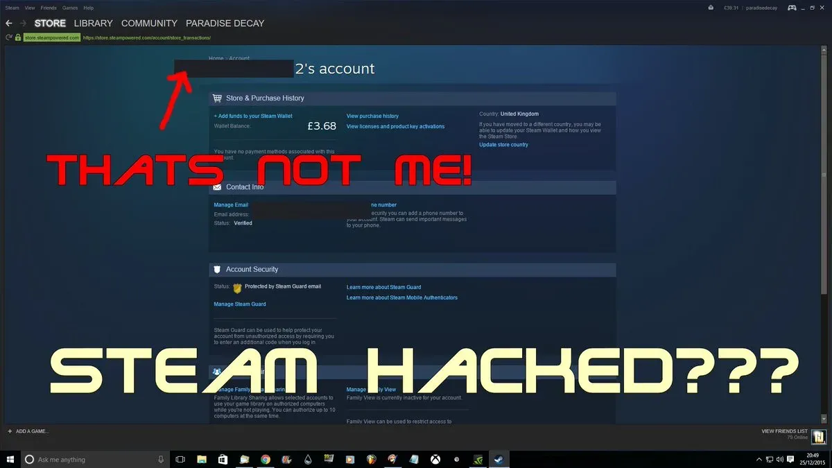 How to secure a Steam account after it got hacked? – Steam account hacked