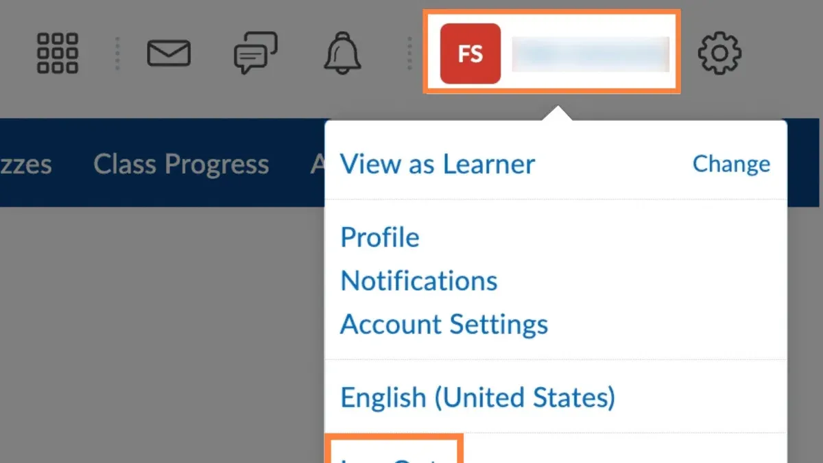 How to log out of Brightspace – how to set late work rules in Brightspace