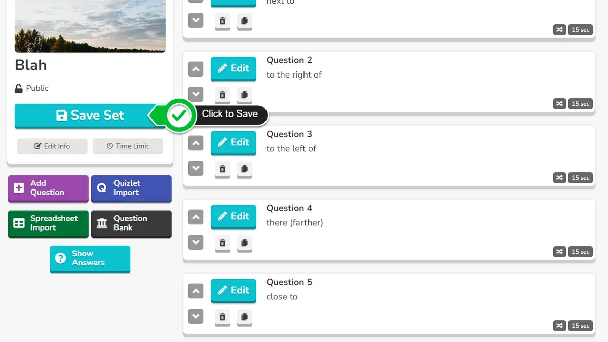 How to add a Quizlet to Blooket – switching from Blooket to Quizlet