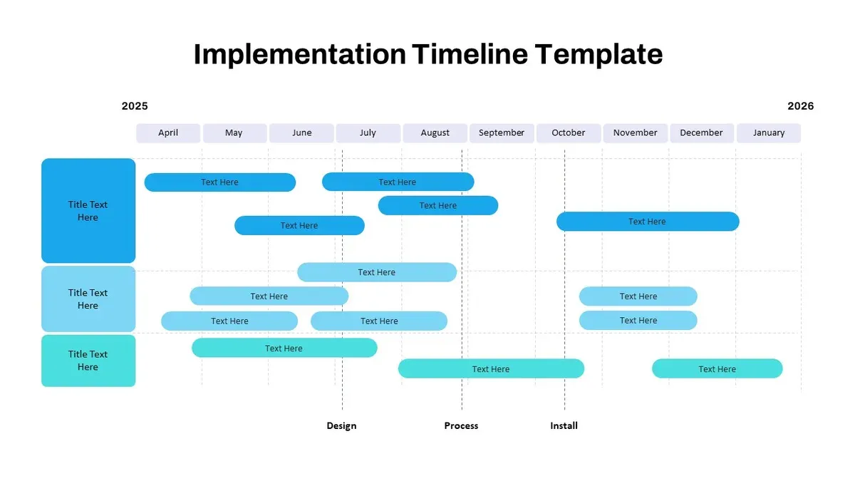 Project manager creating a clever implementation timeline with team collaboration