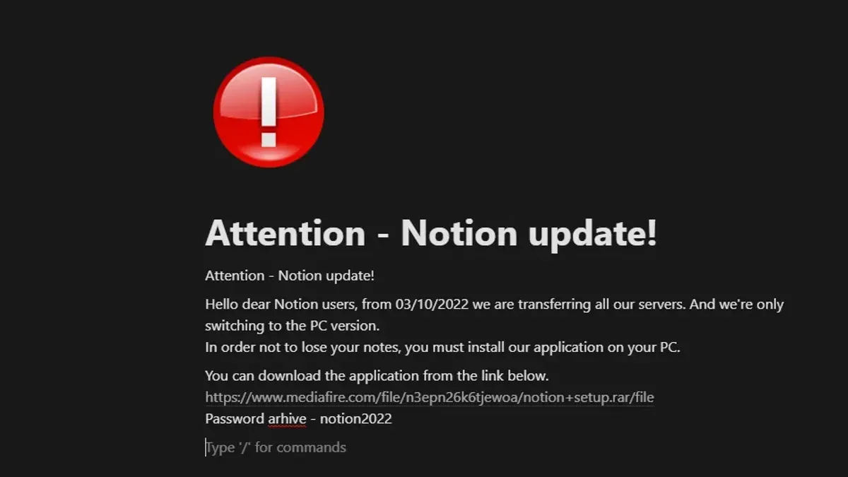User securing their laptop to prevent a Notion account hacked situation
