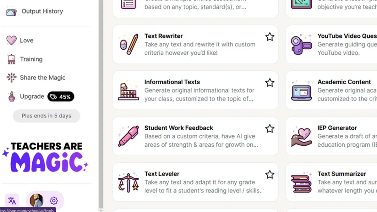 Volunteers following the MagicSchool AI rollout plan for volunteers while training teachers in a classroom