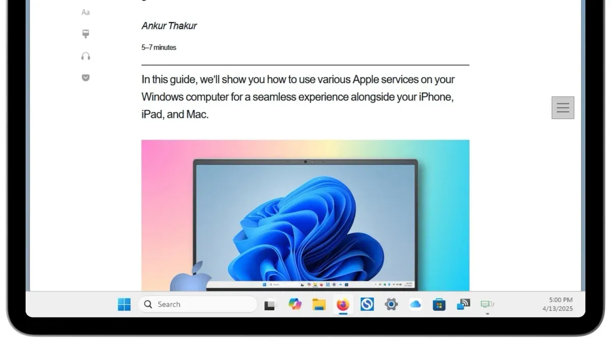 Moving from Windows laptops to iPads checklist with IT professional setting up devices