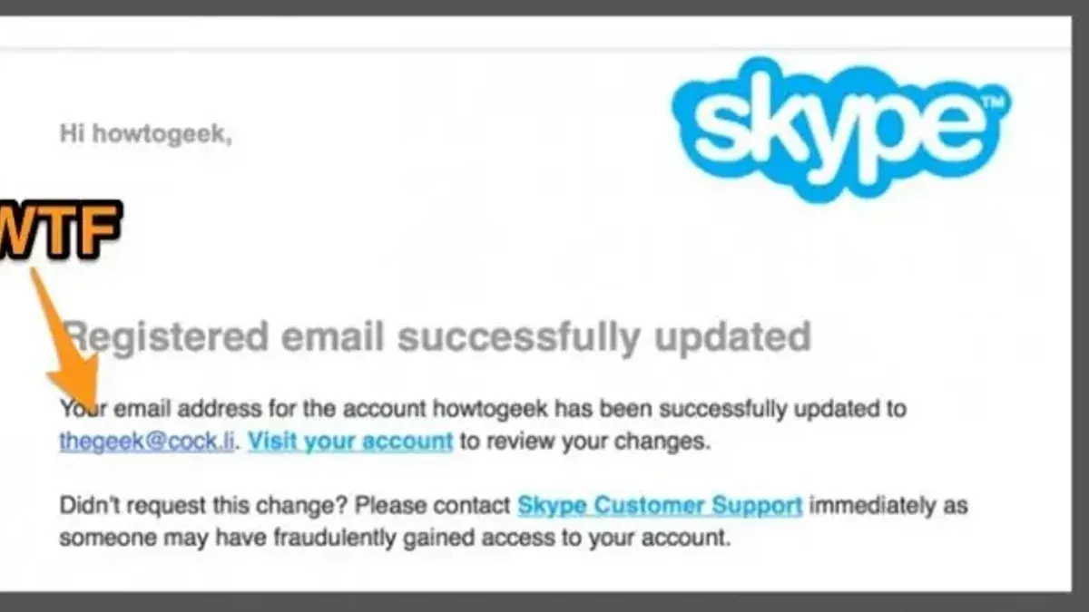 User recovering a Skype account hacked through Microsoft vulnerabilities