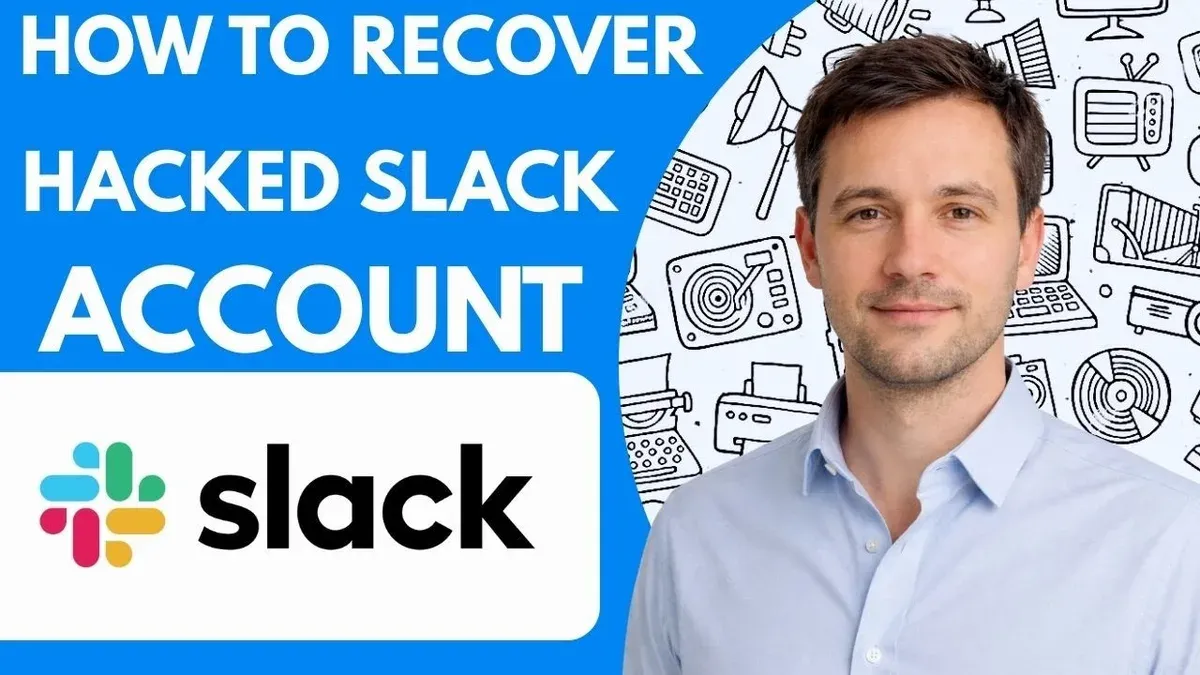 User securing and recovering a Slack account hacked on a laptop