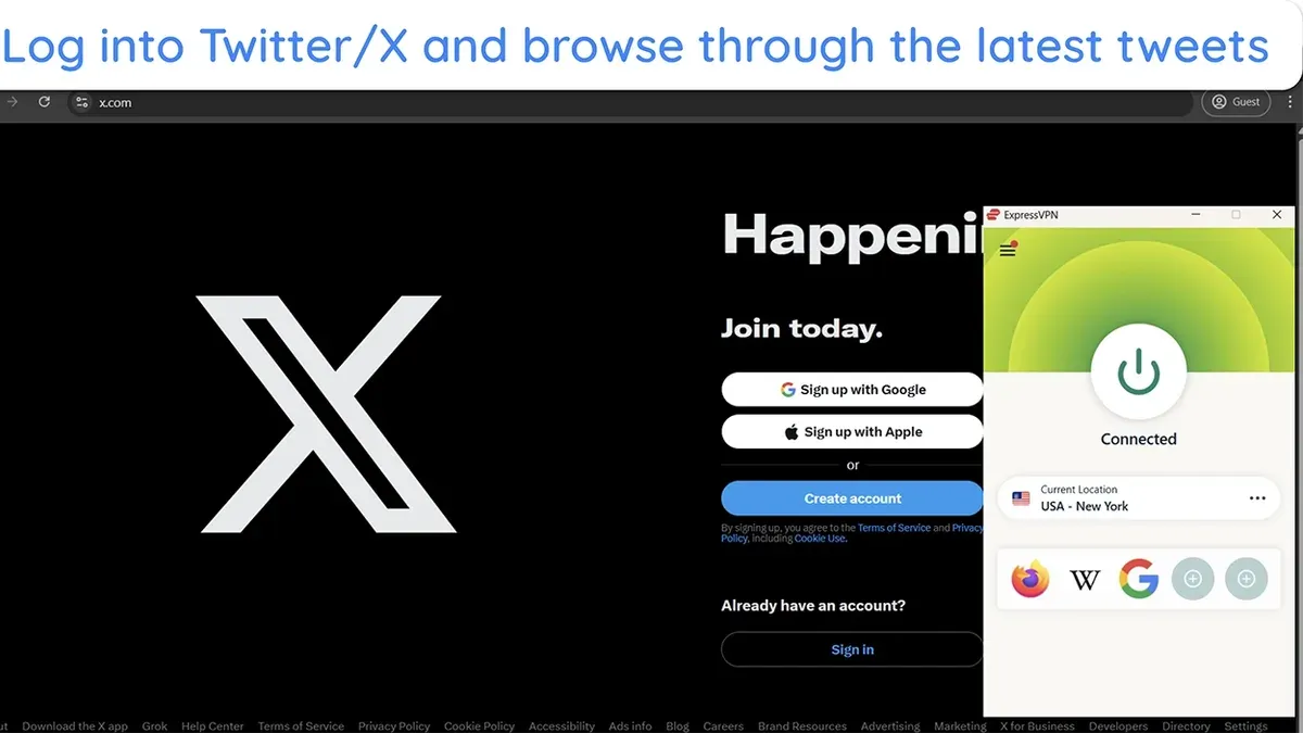 User viewing how to see where you're logged into X (Twitter) on a smartphone