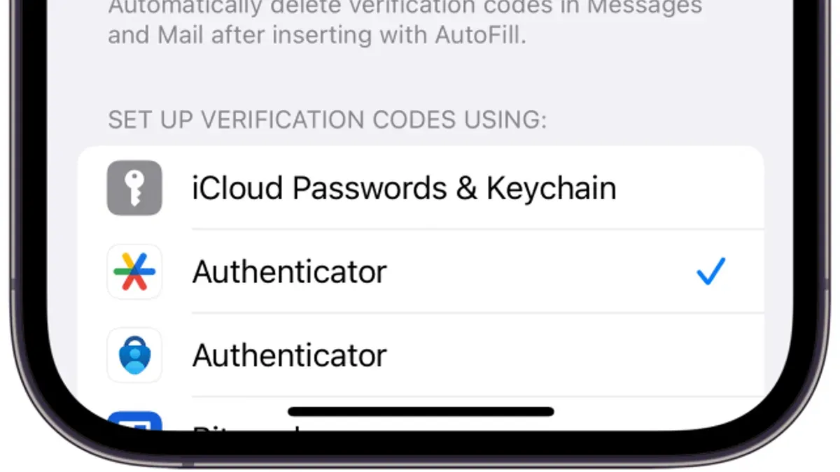 Person setting up how to set up a passkey for Apple ID on iPhone in security settings