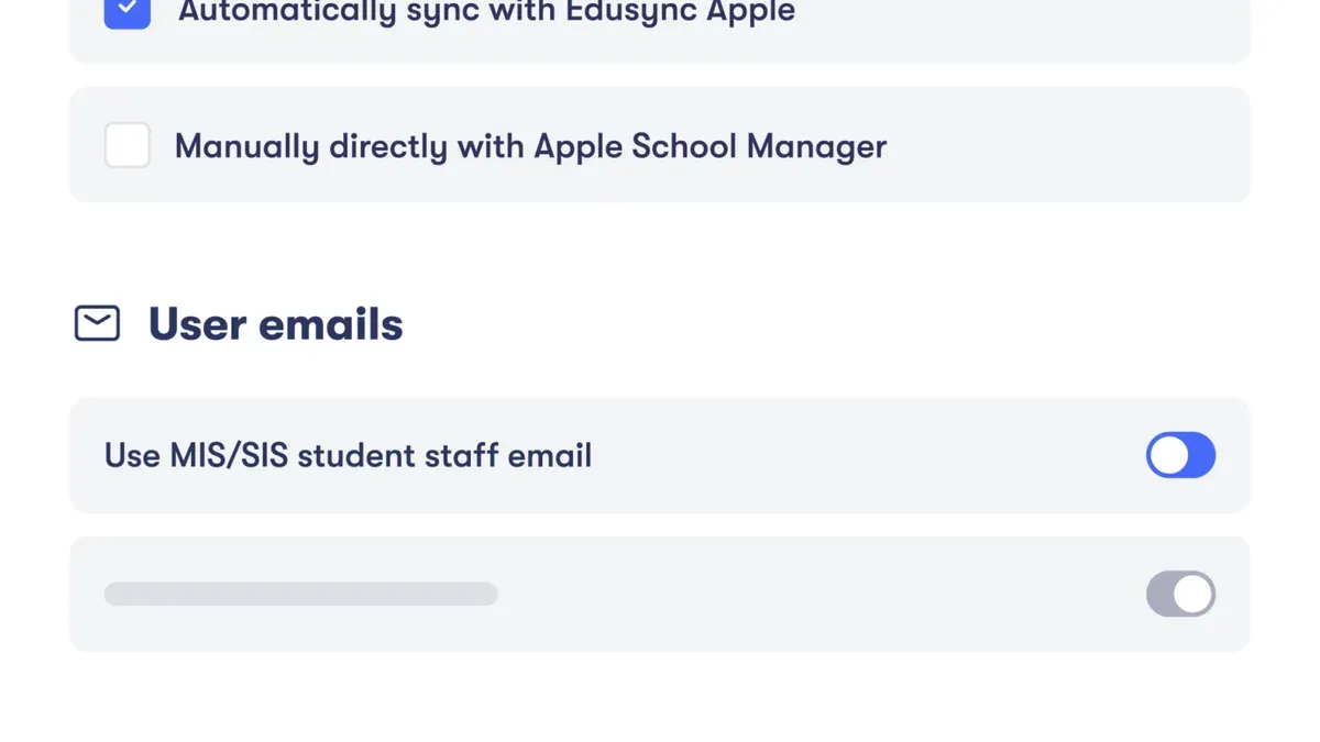IT administrator switching from Apple School Manager to Clever on school devices