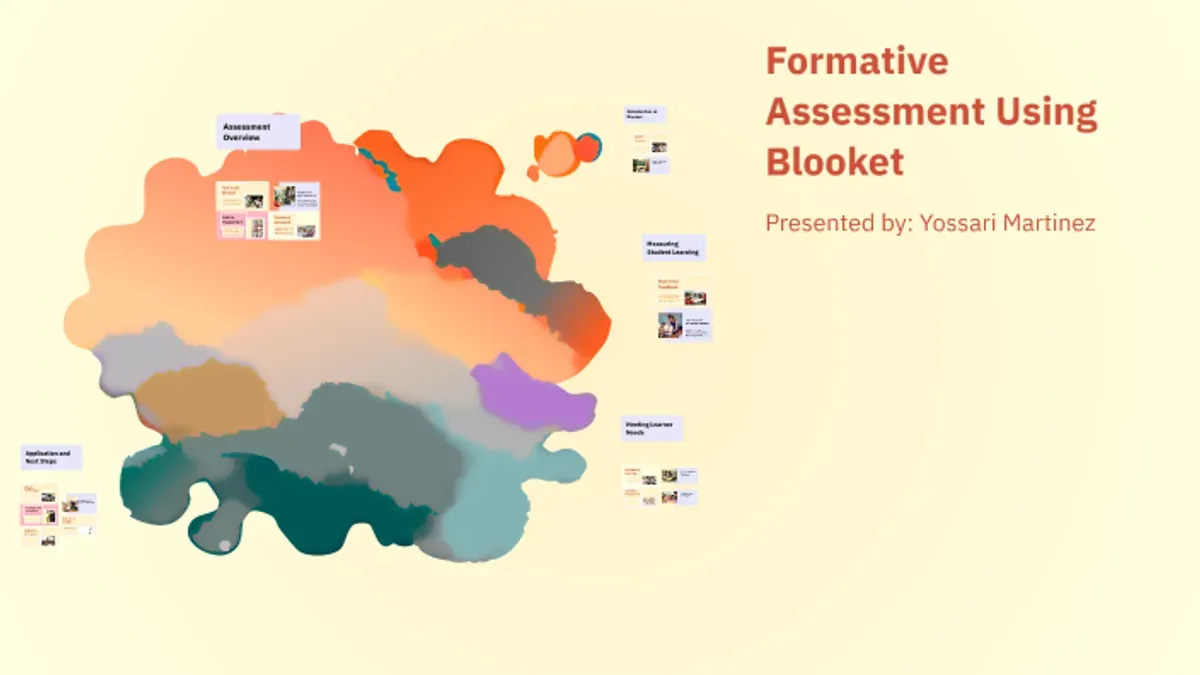 Teacher demonstrating switching from Blooket to Formative on a laptop in a classroom setting