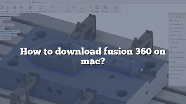 How to install Fusion 360 on Mac shown on a MacBook screen during installation process