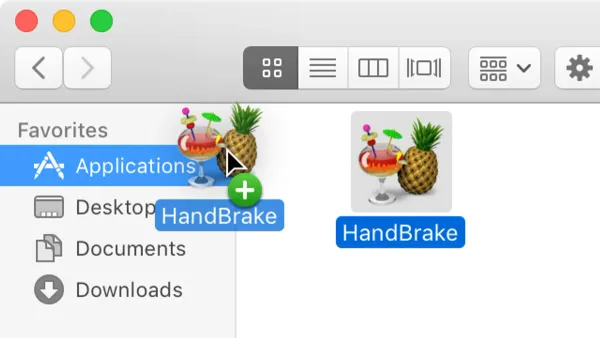 How to install HandBrake on Mac displayed on MacBook screen