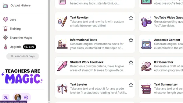 Volunteers following the MagicSchool AI rollout plan for volunteers while training teachers in a classroom