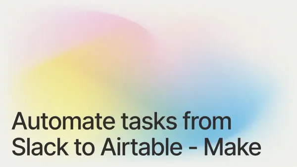 Team using moving from Airtable to Slack checklist on laptop in office