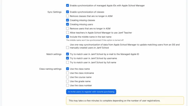 IT administrator using laptop managing devices with moving from Apple School Manager to Jamf School checklist
