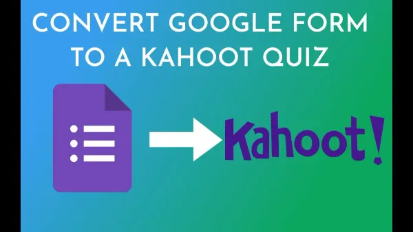 Team collaborating while moving from Google Forms to Kahoot checklist on a laptop