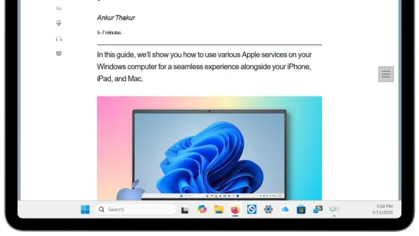 Moving from Windows laptops to iPads checklist with IT professional setting up devices