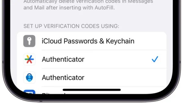 Person setting up how to set up a passkey for Apple ID on iPhone in security settings