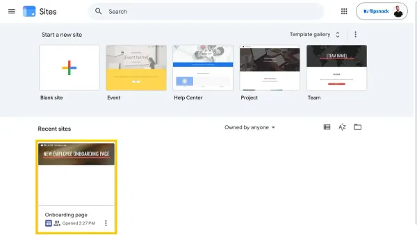 Person switching from Book Creator to Google Sites on laptop creating multimedia content